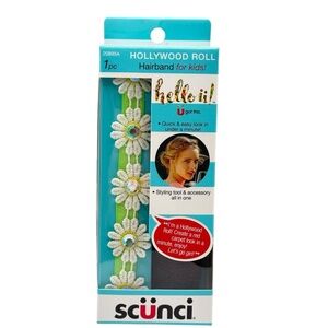 scunci Daisy Crystal Headband Hollywood Roll